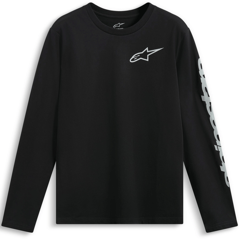 Alpinestars Trackside CSF krekls ar garām piedurknēm, melns-balts