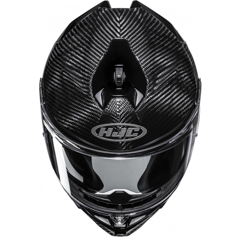 Pilna izmēra motocikla ķivere HJC F72 Carbon Solid melna