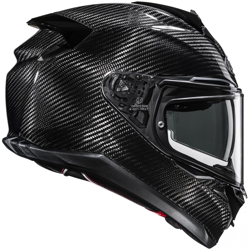 Pilna izmēra motocikla ķivere HJC F72 Carbon Solid melna
