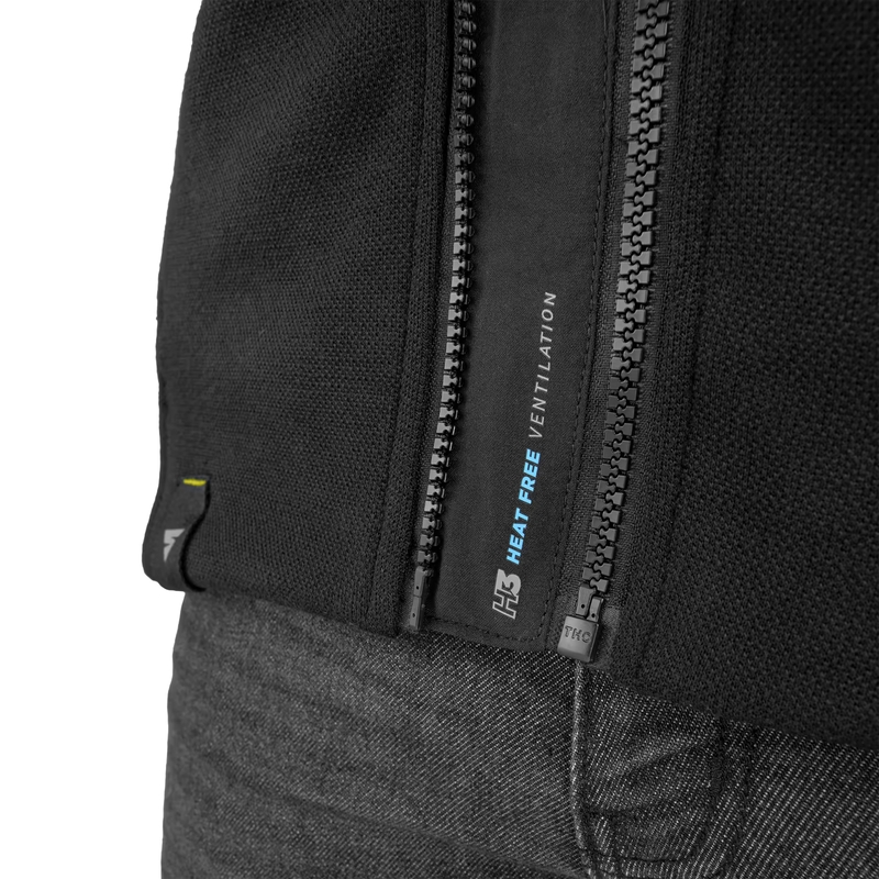 Motocikla jaka ar kapuci Shima Daybreaker black-fluo yellow