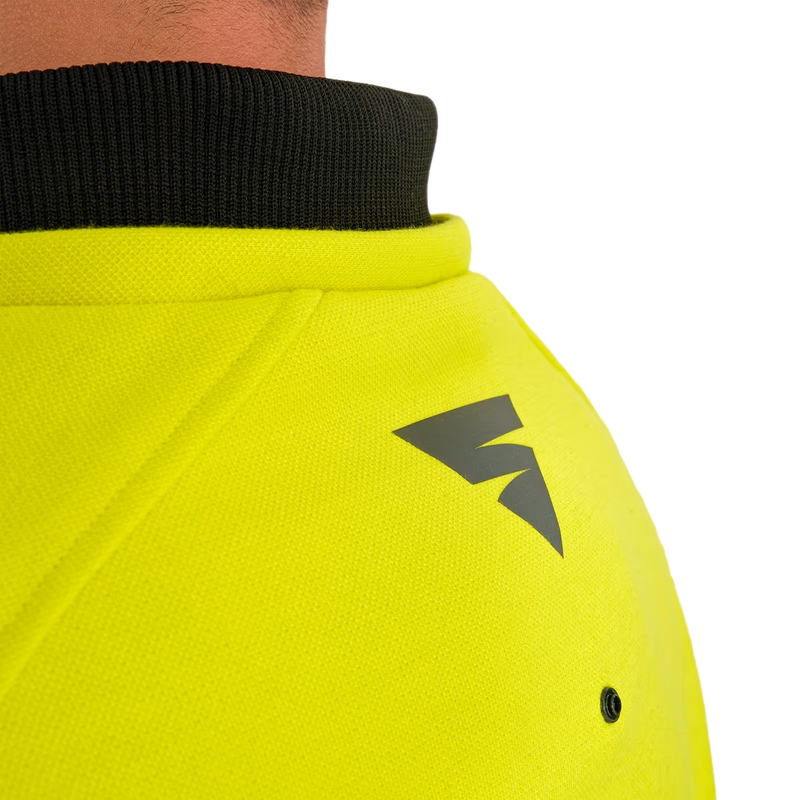 Motocikla jaka ar kapuci Shima Daybreaker black-fluo yellow