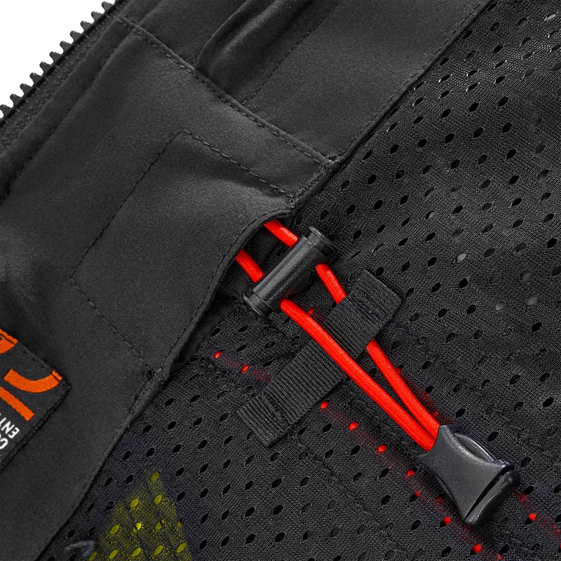 Motocikla jaka ar kapuci Shima Daybreaker black-fluo yellow