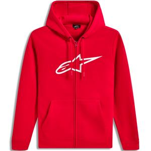 Alpinestars Ageless rāvējslēdzēja jaka ar kapuci, 3 sarkana-balta