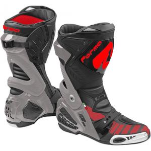 Forma Ice Pro Flow motocikla zābaki pelēki-melni-sarkani