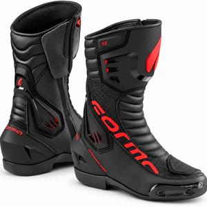 Forma Freccia EVO V.2 motocikla zābaki melni sarkani