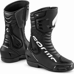 Forma Freccia EVO V.2 motocikla zābaki melni balti