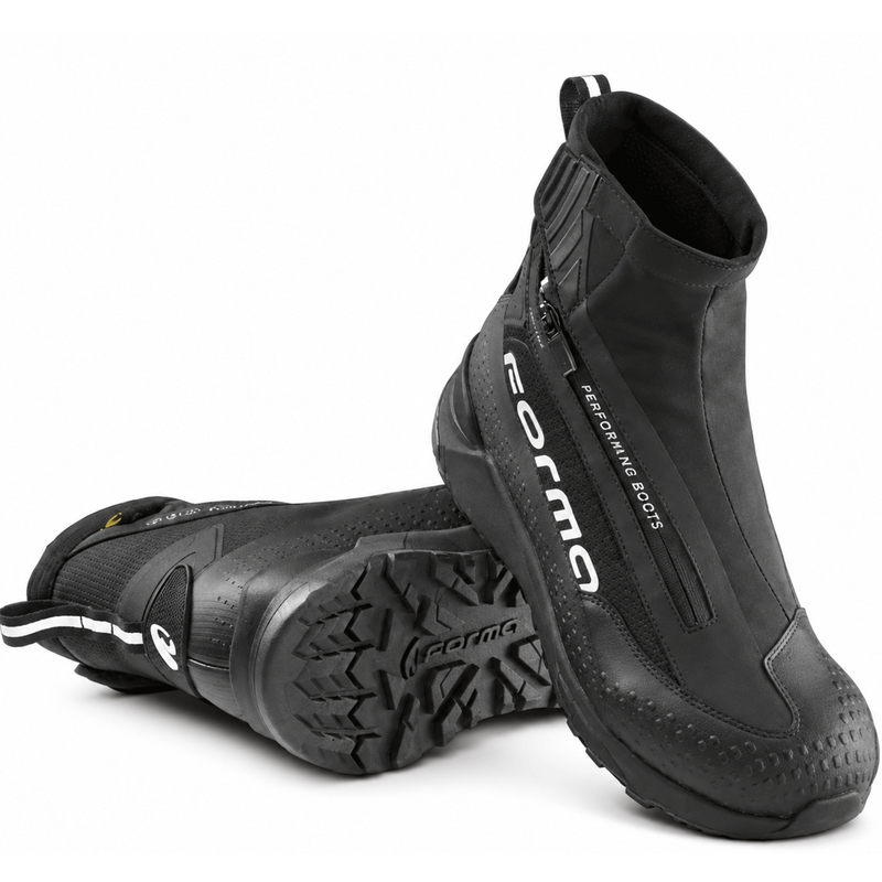 Forma Speed X Dry motocikla zābaki melni-melni