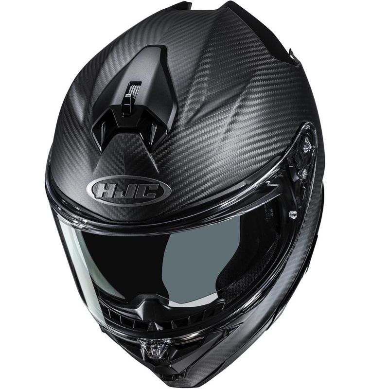 HJC F72 Carbon Solid pilnas sejas motocikla ķivere matēta melna