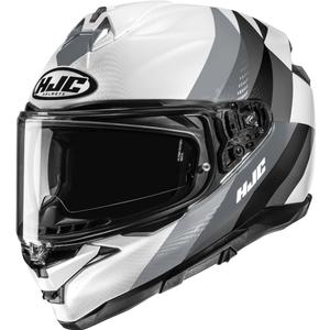 Pilna sejas motocikla ķivere HJC F72 Racero MC10 balta-pelēka-melna