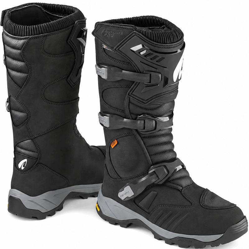 Forma Adventure Pro Dry motocikla zābaki, melni