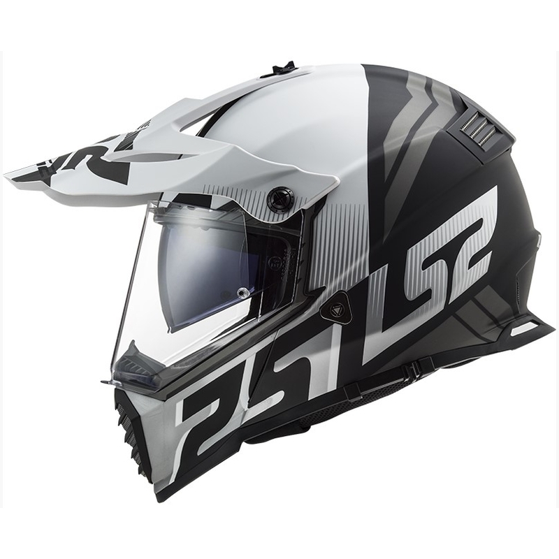 Enduro přilba LS2 MX436 Pioneer EVO Evolve bílo-šedo-černá výprodej