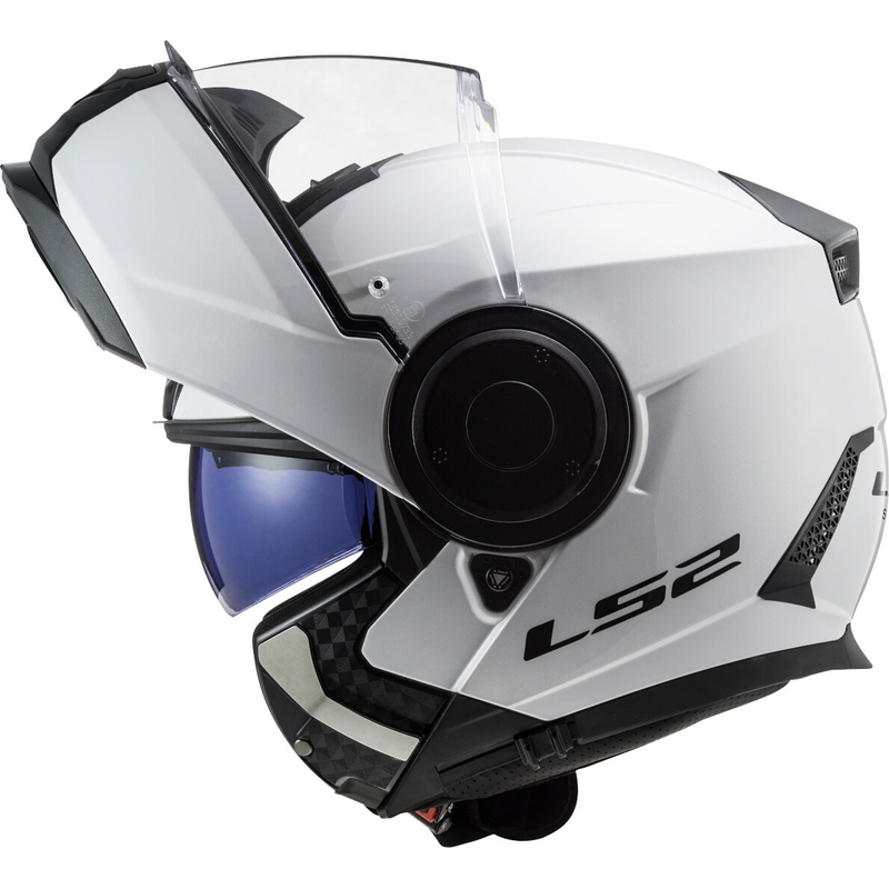 Vyklápěcí přilba na motorku LS2 FF902 Scope Solid bílá