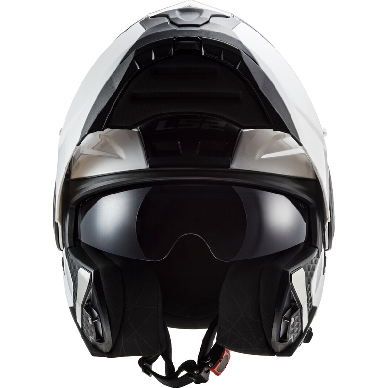 Vyklápěcí přilba na motorku LS2 FF902 Scope Solid bílá
