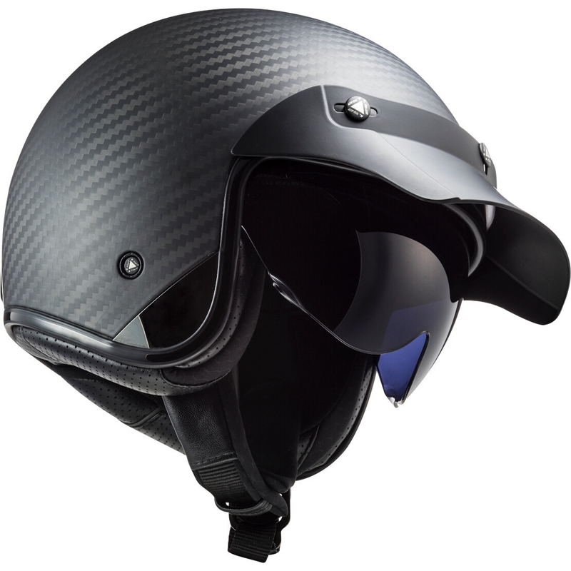 Atvērtā moto ķivere LS2 OF601 Bob C Carbon