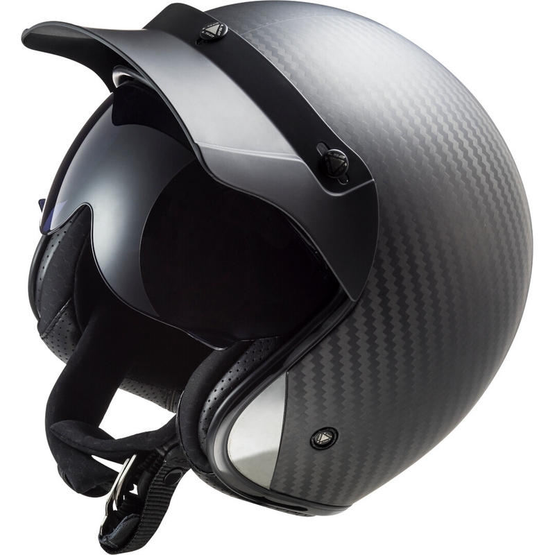 Atvērtā moto ķivere LS2 OF601 Bob C Carbon