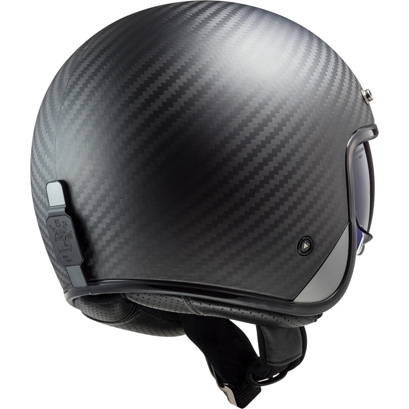 Atvērtā moto ķivere LS2 OF601 Bob C Carbon