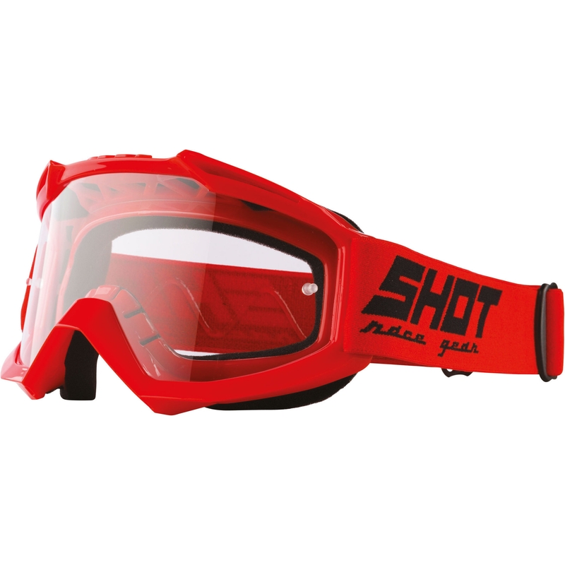 Motokrosové brýle Shot Assault Solid červené