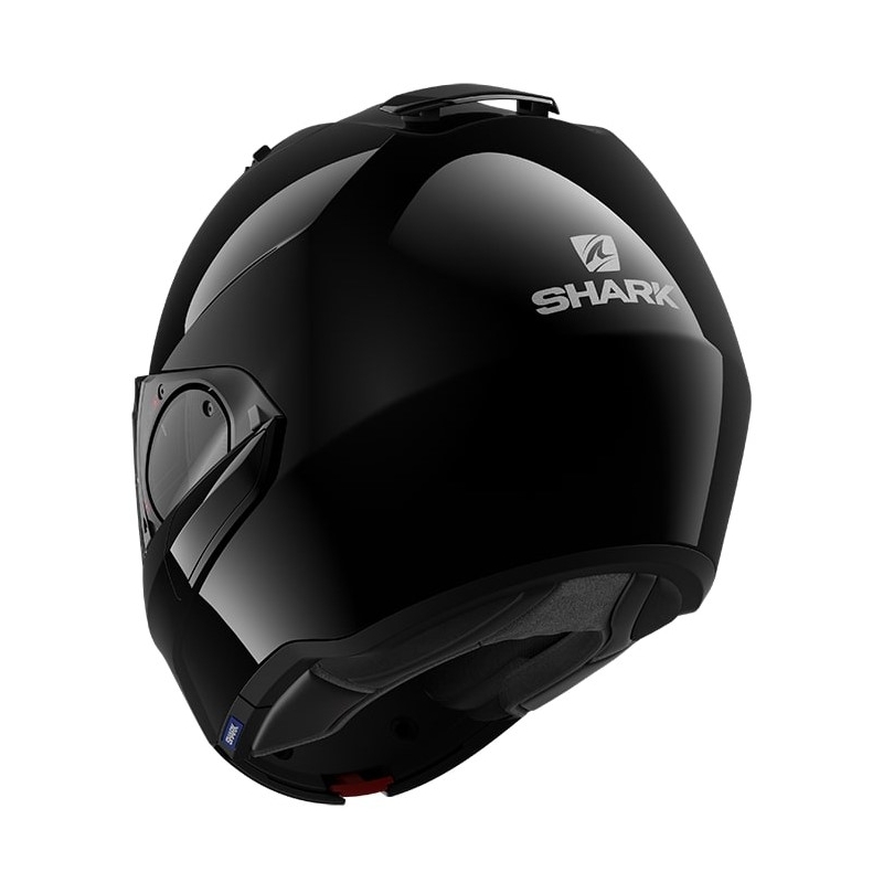 Překlápěcí přilba SHARK EVO-ES Blank černá lesklá