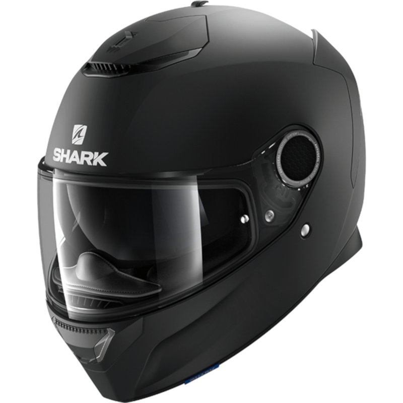Integrēta ķivere SHARK SPARTAN Blank melna matēta