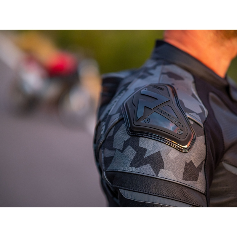 Rebelhorn Rebel motocikla jaka, melna, izpārdošana