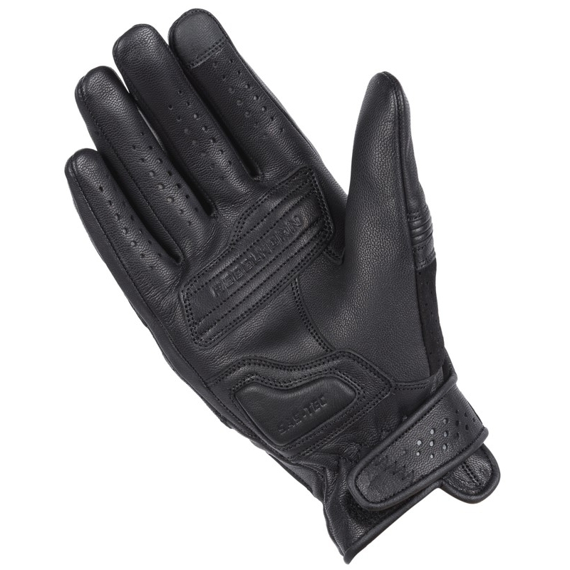 Sieviešu motocikla cimdi Rebelhorn Thug II black perforēti