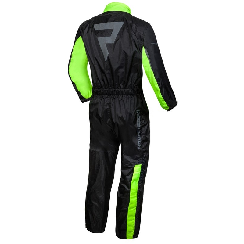 Rebelhorn Travel Rainsuit melns-fluo dzeltens kombinezons