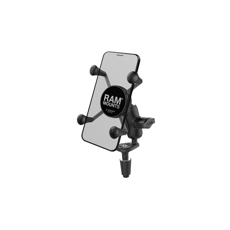 RAM Mounts X-Grip mobilā tālruņa turētājs ar kakla stiprinājumu motocikla stūrei