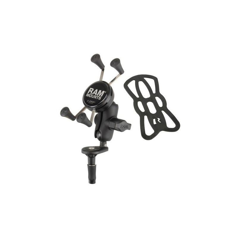 RAM Mounts X-Grip mobilā tālruņa turētājs ar kakla stiprinājumu motocikla stūrei
