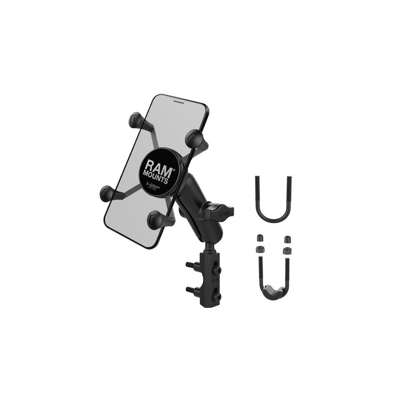 RAM Mounts X-Grip mobilā tālruņa turētājs ar bremžu/sajūga sviras/skrūves stiprinājumu