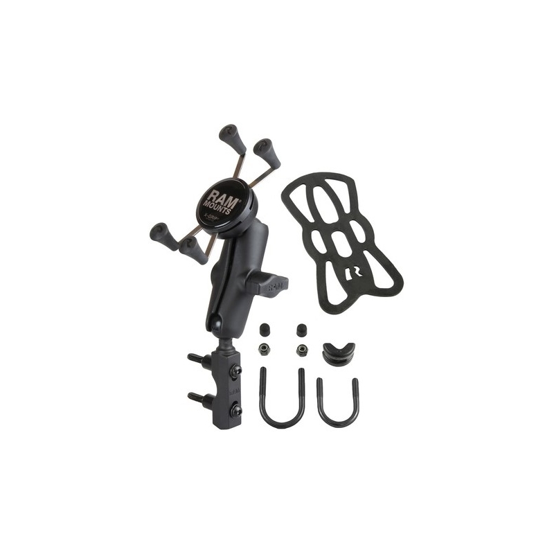 RAM Mounts X-Grip mobilā tālruņa turētājs ar bremžu/sajūga sviras/skrūves stiprinājumu