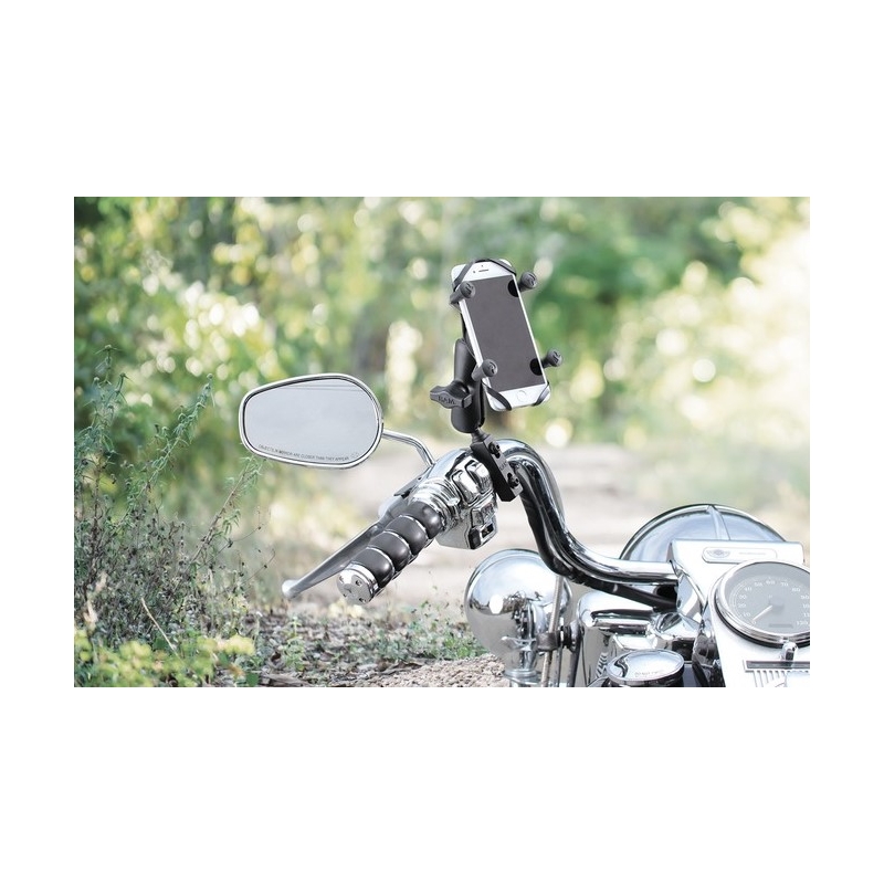 RAM Mounts X-Grip mobilā tālruņa turētājs ar bremžu/sajūga sviras/skrūves stiprinājumu