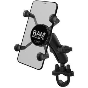 RAM Mounts X-Grip mobilā tālruņa turētājs stūrei ar diametru 12,7-31,75 mm