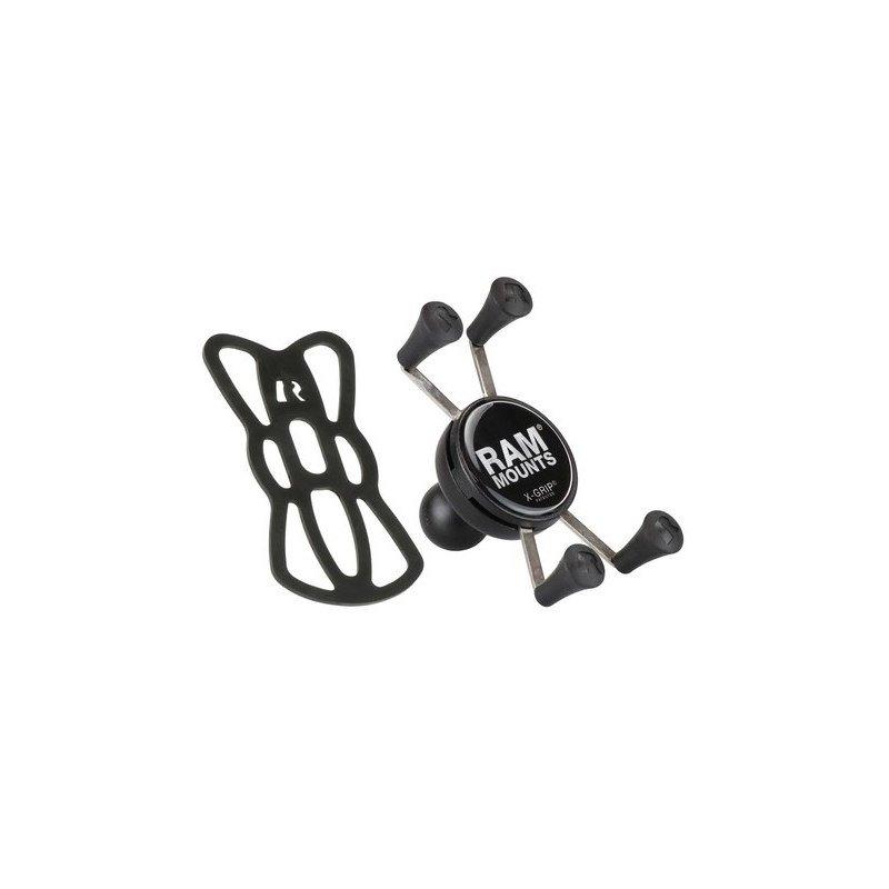 Universāls mobilā tālruņa turētājs RAM Mounts X-Grip ar 1" lodveida tapu