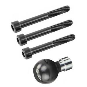 RAM Stiprinājums pie stūres skavas ar 1" tapu un M8 skrūvēm