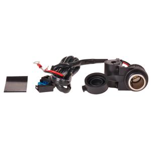 Oksfordas standarta 12V ligzda ar kontaktligzdu uzstādīšanai uz 22 un 25 mm diametra stūres.