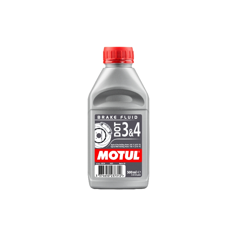 Motul Dot 3 un 4 bremžu šķidrums 0,5 l
