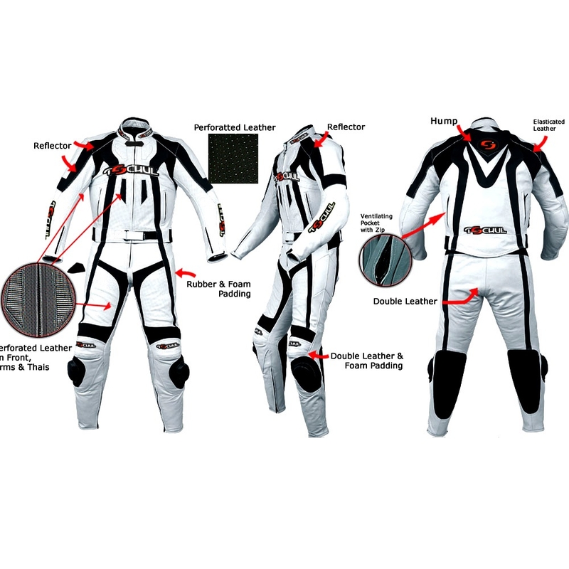 Pánská kombinéza Tschul 727 bílo-černá
