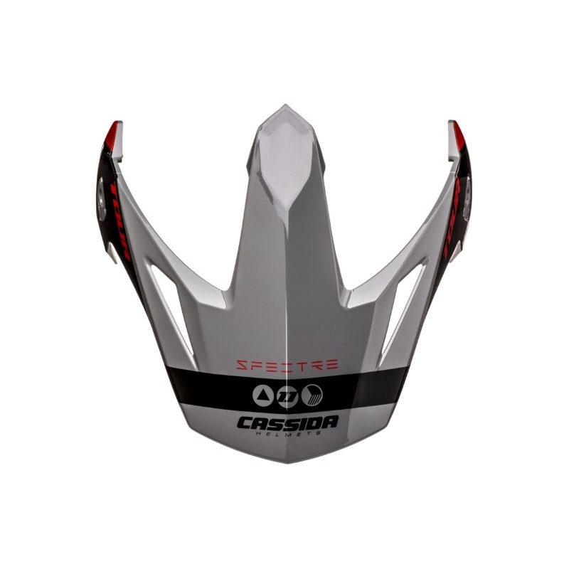 Cassida Tour 1.1 Spectre ķiveres vizieris melns-pelēks-sarkans