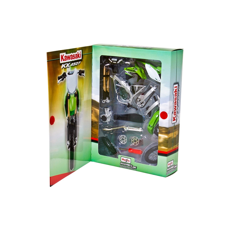 Model motocyklu Maisto Kawasaki KX 450F Kit