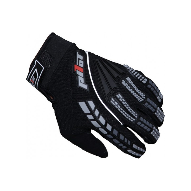 Bērnu mx cimdi motociklam Pilot black