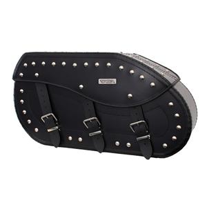 Ādas motociklu somas Chopper RSA-2B melnas